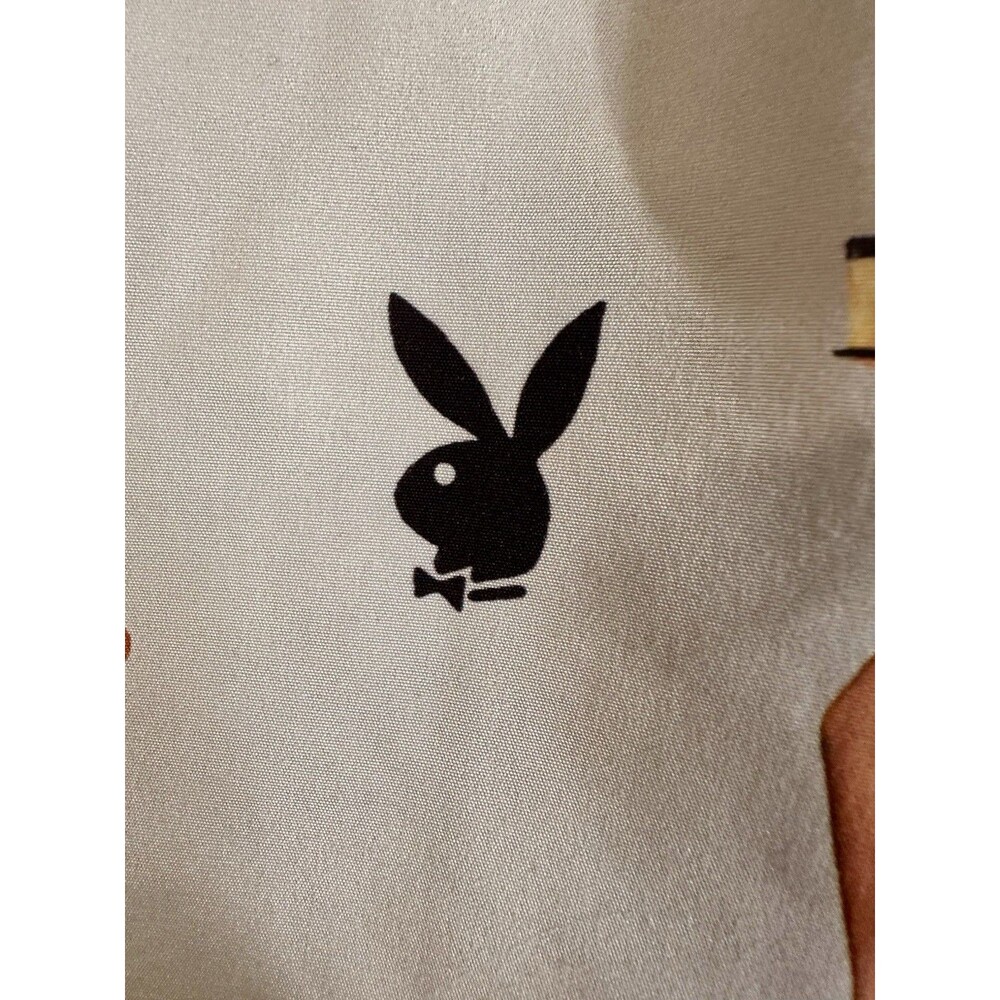 Playboy Bunny Shorts Men’s M Gray Pin Up Girls Swim Trunks Lounge Y2K - Picture 7 of 8